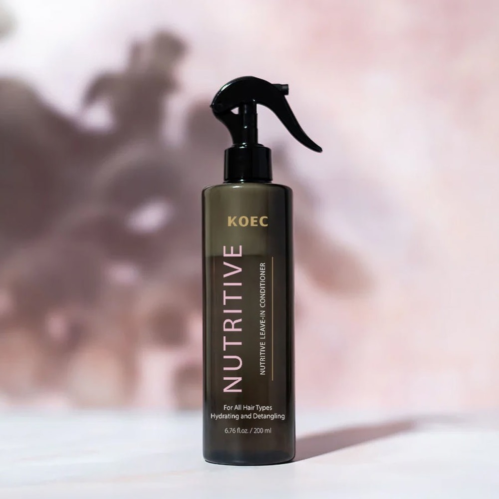 NEW KOEC Nutritive Leave In Conditioner Keratin Hair Treatment Detangler Heat